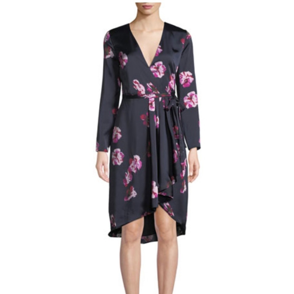 Joie Miltona Floral Wrap Dress - xs